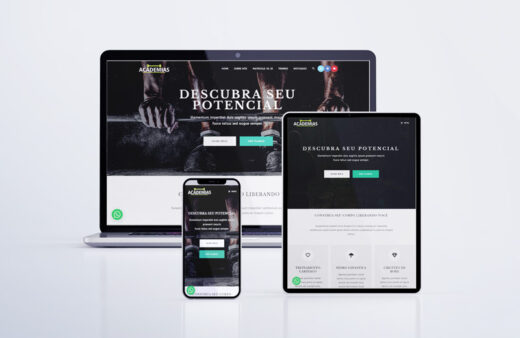 Site Pronto para Academias